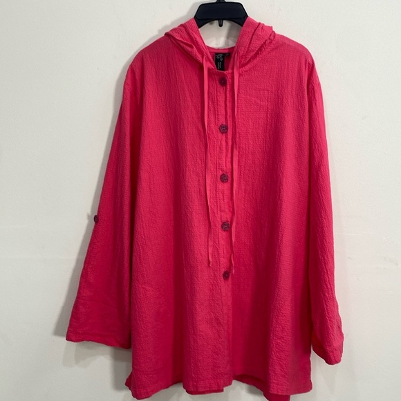 Focus Casual Life Cotton Button Front top XL - Picture 1 of 11